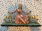 Arnova Beeld Dame met Hertjes  Kerst - Jugendstil serie 370, Antiek en Kunst, Ophalen