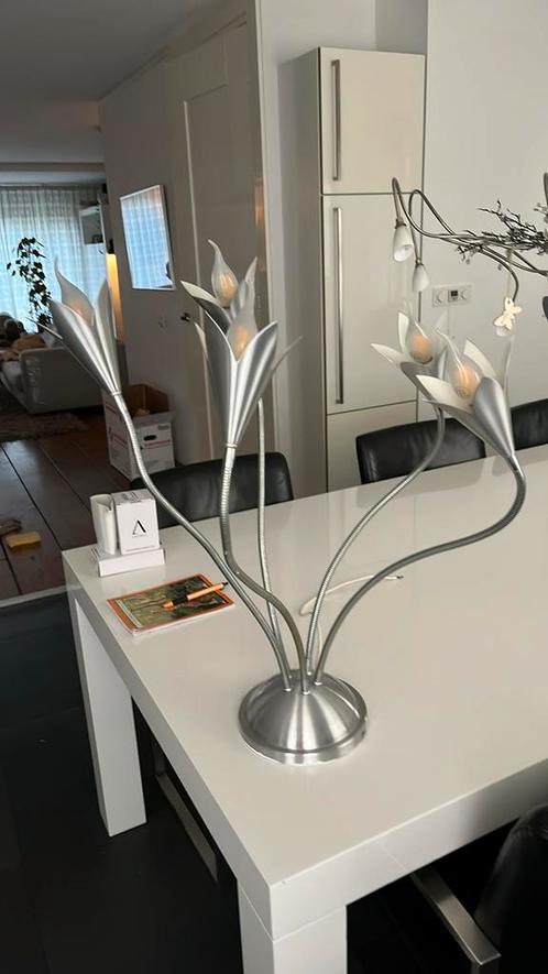 Bijna gratis: Hala plafondlamp 5 armen, Huis en Inrichting, Lampen | Hanglampen, Gebruikt, 50 tot 75 cm, Metaal, Ophalen
