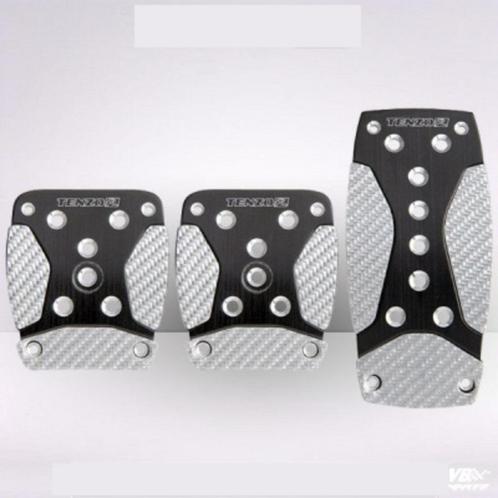 Tenzo-R Racing Sport Pedalen set Zwart/zilver, Auto diversen, Tuning en Styling, Ophalen of Verzenden