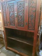 Oude Chinese kast met houtsnijwerk, Ophalen