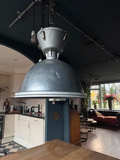 Industriële hang lamp, Huis en Inrichting, Lampen | Hanglampen, Gebruikt, 50 tot 75 cm, Ophalen of Verzenden