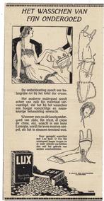 2x  Het Wasschen van fijn ondergoed met LUX Waschmiddel 1926, Verzamelen, Merken en Reclamevoorwerpen, Verzenden, Zo goed als nieuw