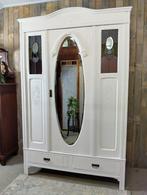 Demontabele vintage spiegelkast kledingkast garderobekast, Huis en Inrichting, Kasten | Kledingkasten, 100 tot 150 cm, 200 cm of meer