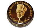 blik Van Houten cacao Weesp pastilles chocolade chefkok, Verzamelen, Blikken, Verzenden, Gebruikt, Overige, Overige merken