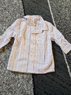 Wit gekleurd geblokt overhemd Maat 74, Kinderen en Baby's, Babykleding | Maat 74, Onbekend, Ophalen of Verzenden, Zo goed als nieuw