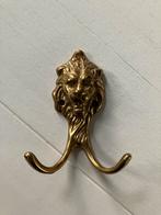 Goud kleur kleurige wandhaak haak met leeuwenkop leeuw, Huis en Inrichting, Woonaccessoires | Kapstokken, Wandhaken, Ophalen of Verzenden