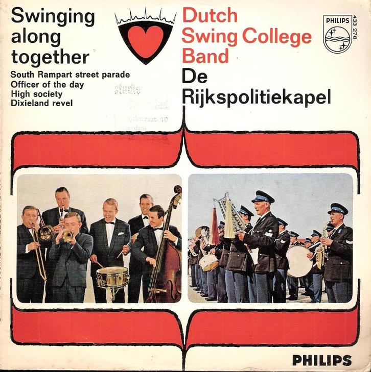 Rijkspolitiekapel & Dutch Swing College Band Vinyl EP, Verzamelen, Militaria | Algemeen, Marechaussee, Nederland, Ophalen