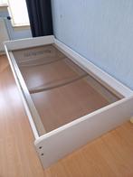 1 persoons wit ledikant, Ophalen, Gebruikt, 90 cm, Eenpersoons