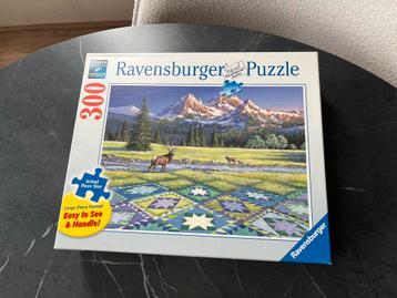 Ravensburger puzzel 300 grotere stukjes XL landschap berg beschikbaar voor biedingen