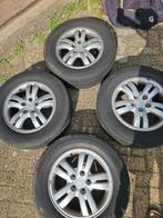 4 hyundai tucson zomer banden met velgen 236/60R16 wielen, Gebruikt, 16 inch, Ophalen of Verzenden, Band(en)