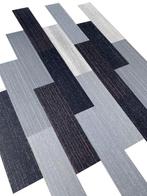 Budget microtuft tapijttegels in de mix 25x100cm, 75 m² of meer, Nieuw, Ophalen of Verzenden, Crème