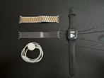 Apple Watch Series 5 44mm Space Grey, Gebruikt, Hartslag, Zwart, IOS