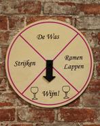 Houten decoratie - Bier bord - Wijn bord - Draairad, Overige kleuren, Cave & Garden, Verzenden, Nieuw