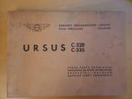 Onderdelenboek Ursus C-328 en C-335, Ophalen of Verzenden, Gelezen, Tractor en Landbouw