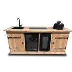 Douglas Buitenkeuken met Kamado BBQ incl gratis levering, Verzenden, Nieuw, Houtskool, Vrijstaand