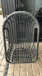 HK living hangstoel rotan zwart, hanging egg chair, Tuin en Terras, Ophalen of Verzenden, Zo goed als nieuw, Rotan