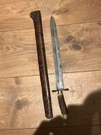 Antiek Frans jachtmes / Hirschfänger – gedateerd 1905 –geët, Ophalen of Verzenden