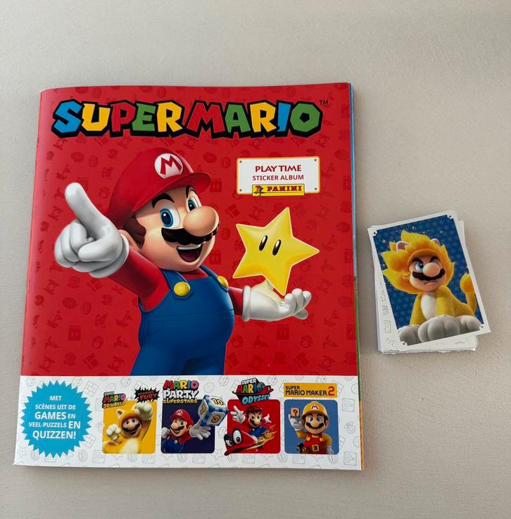 Panini Super Mario stickerboek ruilen, Verzamelen, Overige Verzamelen, Nieuw, Ophalen
