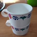 Mepal Brabants bont thee,koffie of soep kommen, Caravans en Kamperen, Ophalen of Verzenden, Zo goed als nieuw