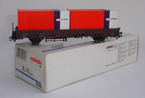 Märklin 4608 Strukton Containers met NS Rongenwagen NL !, Hobby en Vrije tijd, Modeltreinen | H0, Nieuw, Wagon, Wisselstroom, Märklin