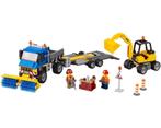 Lego City Construction Set 60152 - Sweeper & Excavator, Ophalen of Verzenden, Gebruikt, Complete set, Lego
