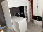 IKEA Småstad Hoogslaper met Bureau en Kast, Huis en Inrichting, Ophalen, Hoogslaper, Eenpersoons, 210 cm