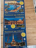 Clementoni Fluorescent Collection Puzzels - 1000 stukjes, Ophalen of Verzenden, 500 t/m 1500 stukjes, Zo goed als nieuw, Legpuzzel