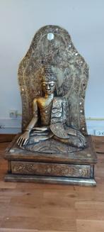 Houten Boeddha Beeld - 110cm Hoog, Antiek en Kunst, Ophalen