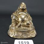 Online Veiling: Bronzen happy Boeddha als tafelbel