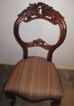 Klassieke Mahonie stoel, met paardenhaar bekleding, Antiek en Kunst, Antiek | Meubels | Stoelen en Banken, Verzenden