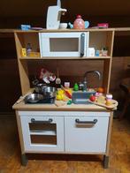 Ikea keukentje +volledige inrichting: koffiezetter, pannen,, Ophalen, Zo goed als nieuw, Hout, Speelkeuken