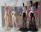 Re:zero Ram Rem black bunny set anime figure, Verzenden, Zo goed als nieuw