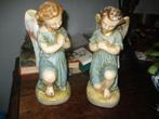2 brocante knielend engeltjes, hebben schade., Antiek en Kunst, Antiek | Religie, Ophalen of Verzenden