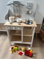 New classic tots houten kinderkeuken, Kinderen en Baby's, Speelgoed | Houten speelgoed, Ophalen, Gebruikt, Meubelstuk of Keukentje