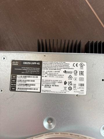Cisco CBS250-24PP-4G 24-poorts PoE Switch beschikbaar voor biedingen