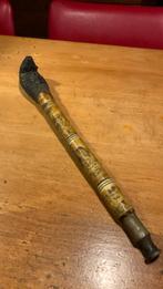 Chinese opiumpijp van hout met koper en been, Ophalen of Verzenden