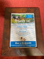 Houten Lijst met Wirtshaus Poster, Ophalen, Gebruikt, Hout, Minder dan 50 cm