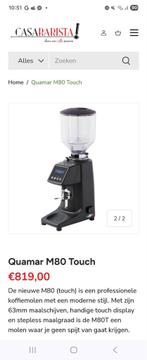 Quamar M80T Koffiemachine - Zwart, Witgoed en Apparatuur, Afneembaar waterreservoir, Gebruikt, Koffiemachine, 1 kopje