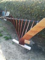 Hardhouten trap met 2 keer kwart draai, Doe-het-zelf en Verbouw, Ladders en Trappen, Ophalen, Gebruikt, 2 tot 4 meter