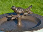 VOGELDRINKSCHAAL / DRINKSCHAAL / gietijzer / 14 cm hog, Tuin en Terras, Vogelhuisjes en Vogelbaden, Nieuw, Info@huisentuindecoratiemarie.nl