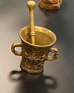 Bronzen vijzel en stamper, Ophalen of Verzenden