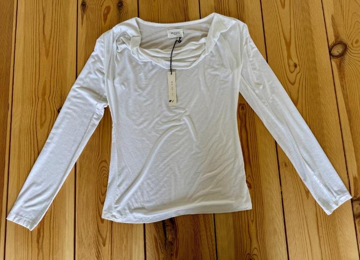 Shirt / Top Majestic Filatures - Wit - Maat 1 (Small), Kleding | Dames, Tops, Zo goed als nieuw, Maat 36 (S), Wit, Lange mouw