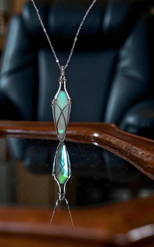 Wirewrap Hanger, verzilverd koperdraad., Sieraden, Tassen en Uiterlijk, Kettingen, Nieuw, Zilver, Zilver, Met hanger, Ophalen of Verzenden
