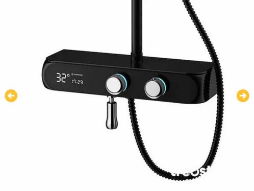 NIEUWE douchekraan opbouw regendouche met digitaal display, Doe-het-zelf en Verbouw, Sanitair, Nieuw, Douche, Koper, Rvs, Ophalen of Verzenden