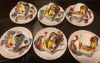 6 SET Espresso kop en schotels NIEUW Josien Broeren, Verzenden