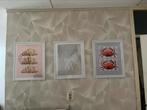 3 posters met fotolijsten, Ophalen of Verzenden, Rechthoekig Staand