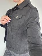 Dames norah jasje / spijkerjasje zwart kort model S/M of L, Ophalen of Verzenden, Zo goed als nieuw, Zwart