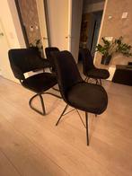 4 eetkamerstoelen prijs per stuk, Ophalen, Gebruikt, Zwart, Vier