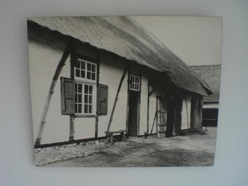Grote zwart wit foto Kilbershoeve Meeuwen. Domein Bokrijk., Antiek en Kunst, Kunst | Tekeningen en Foto's, Ophalen