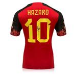 Eden Hazard gesigneerd België 2022 thuisvoetbalshirt